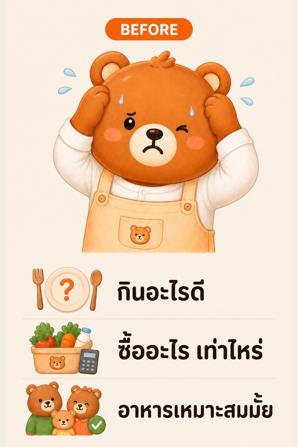 ภาพประกอบก่อนมีแผนมื้ออาหาร